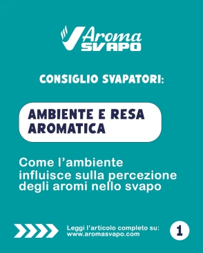 Come l’ambiente influisce sulla percezione degli aromi nello svapo